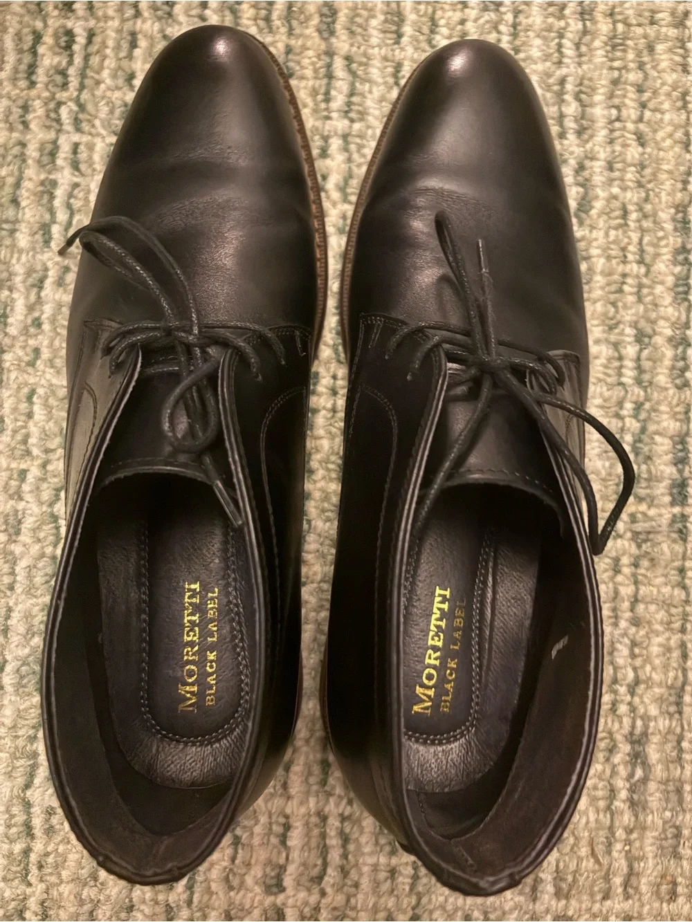 Moretti Black Label - Glen Chukka - Black Leather Shoes